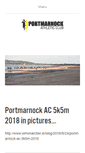 Mobile Screenshot of portmarnockathleticclub.ie